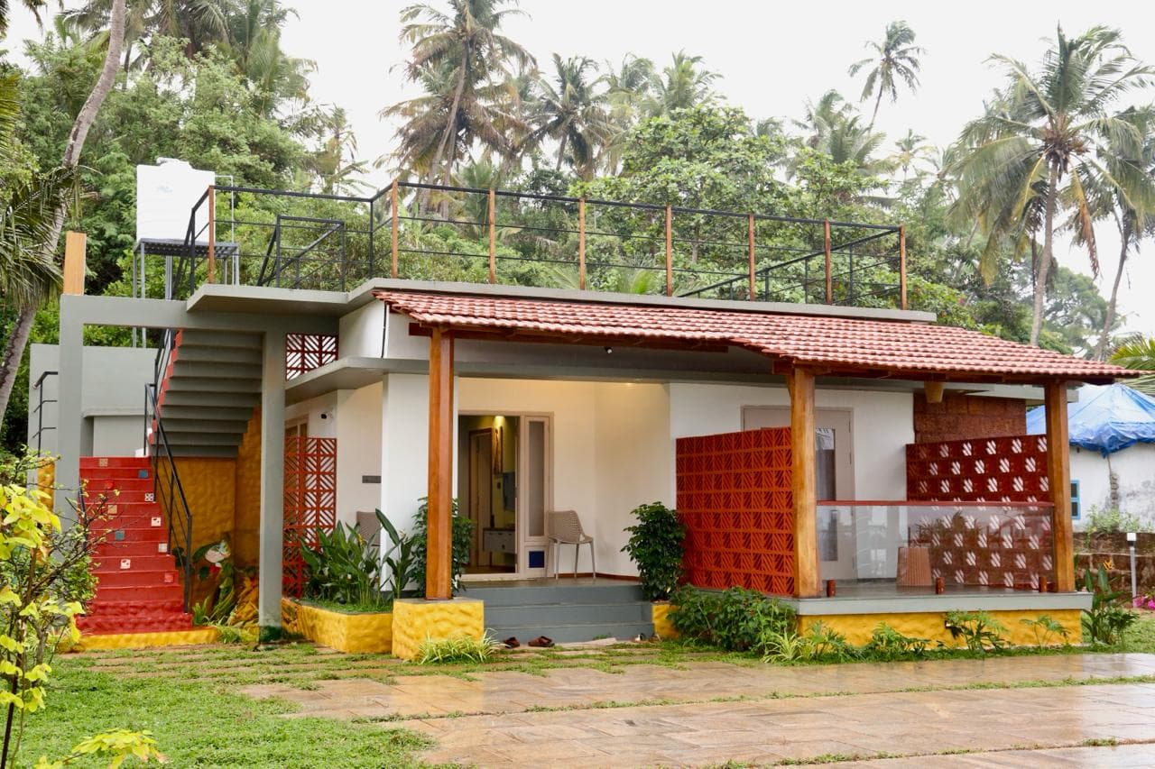 Front view of Olam by the Sea beach house